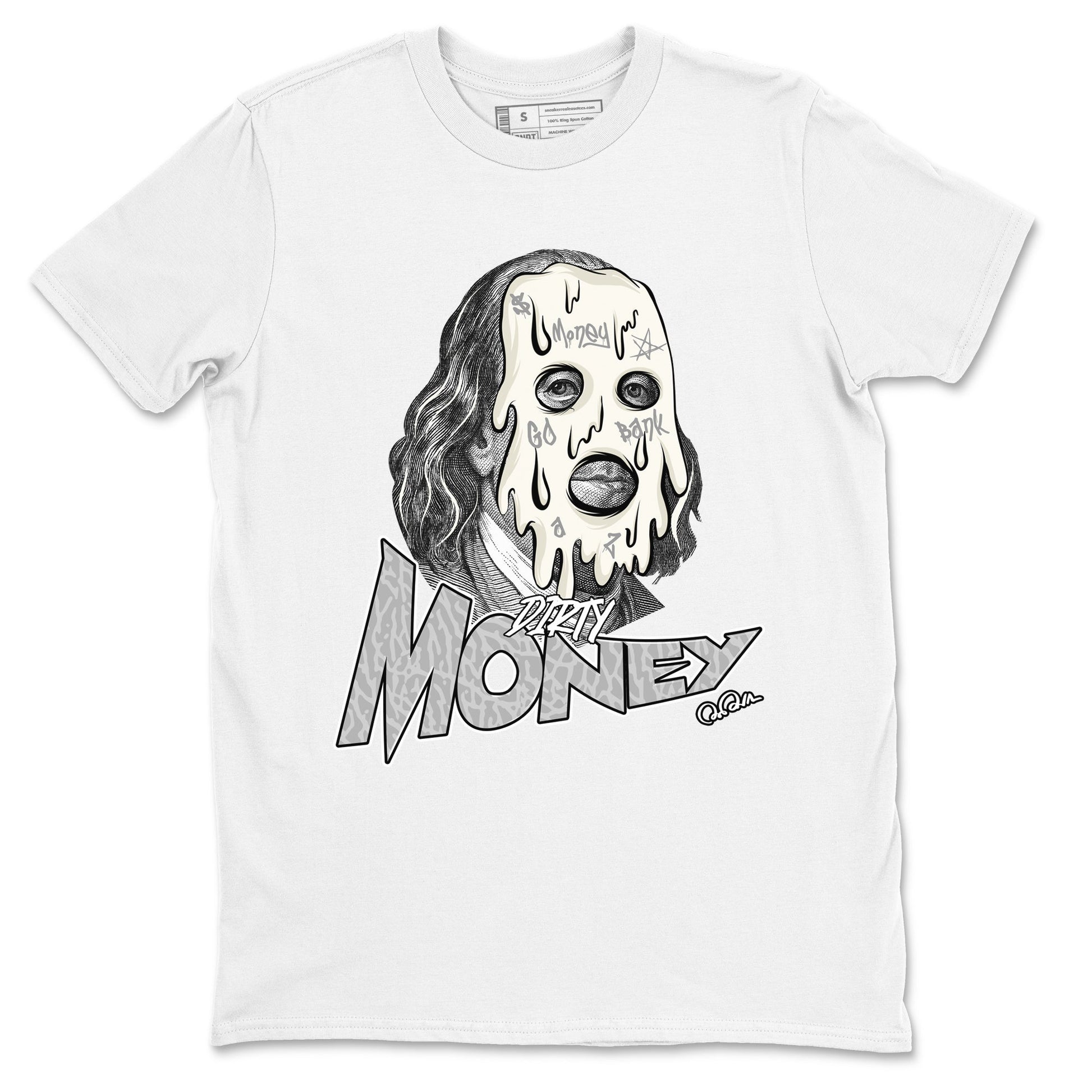 3s Ivory shirt to match jordans Dirty Money sneaker tees Air Jordan 3 Ivory SNRT Sneaker Release Tees unisex cotton White 2 crew neck shirt