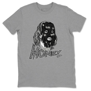 Air Jordan 3 Off Noir shirt to match jordans Dirty Money sneaker tees AJ3 Off Noir SNRT Sneaker Release Tees Unisex Heather Grey 2 T-Shirt