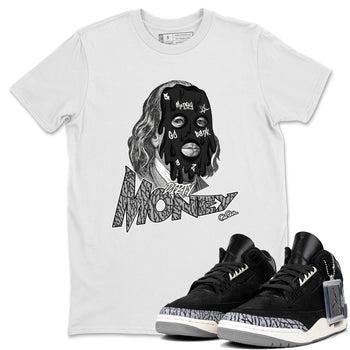 Air Jordan 3 Off Noir shirt to match jordans Dirty Money sneaker tees AJ3 Off Noir SNRT Sneaker Release Tees Unisex White 1 T-Shirt