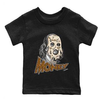 Air Jordan 3 Palomino Sneaker Match Tees Dirty Money Sneaker Tees AJ3 Palomino Sneaker Release Tees Kids Shirts Black 2