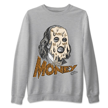 Air Jordan 3 Palomino Sneaker Match Tees Dirty Money Sneaker Tees AJ3 Palomino Sneaker Release Tees Unisex Shirts Heather Grey 2