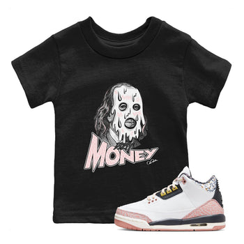 Air Jordan 3 GS Vintage Floral shirt to match jordans Dirty Money sneaker tees Air Jordan 3 Vintage Floral SNRT sneaker release tees baby toddler Black 1 cotton Shirt