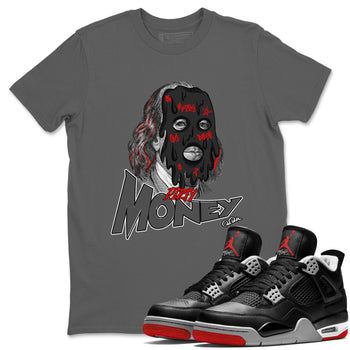 4s Bred Reimagined shirt to match jordans Dirty Money sneaker tees Air Jordan 4 Bred Reimagined SNRT Sneaker Release Tees Unisex Cool Grey 1 T-Shirt