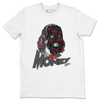4s Bred Reimagined shirt to match jordans Dirty Money sneaker tees Air Jordan 4 Bred Reimagined SNRT Sneaker Release Tees Unisex White 2 T-Shirt