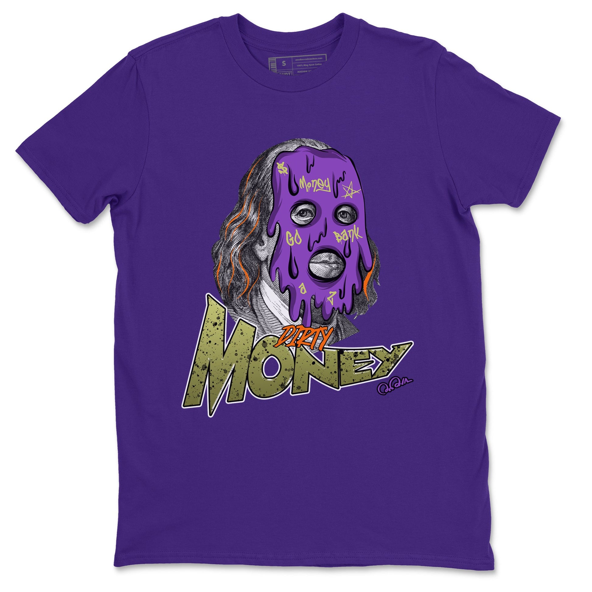Air Jordan 4 Canyon Purple shirt to match jordans Dirty Money sneaker tees AJ4 Canyon Purple SNRT Sneaker Release Tees Unisex Purple 2 T-Shirt, Halloween tshirt
