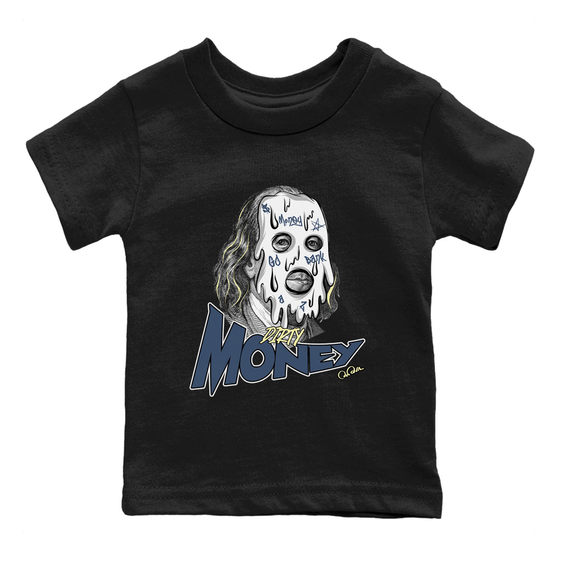 Air Jordan 5 A Ma Maniere x Photon Dust shirt to match jordans Dirty Money sneaker tees Jordan 5 A Ma Maniere "Dawn" SNRT Sneaker Release Tees Baby Toddler Black 2 T-Shirt