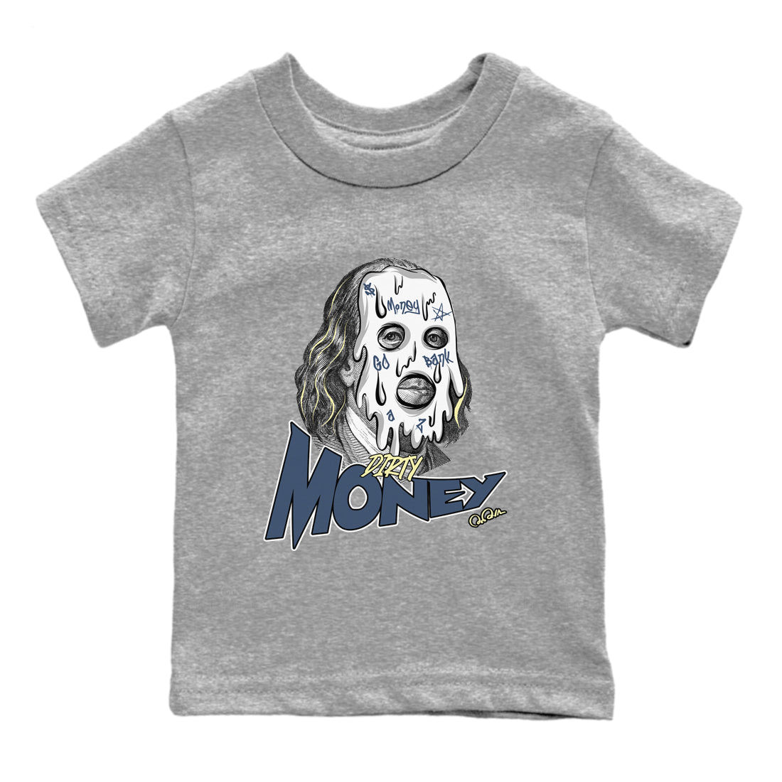 Air Jordan 5 A Ma Maniere x Photon Dust shirt to match jordans Dirty Money sneaker tees Jordan 5 A Ma Maniere "Dawn" SNRT Sneaker Release Tees Baby Toddler Heather Grey 2 T-Shirt