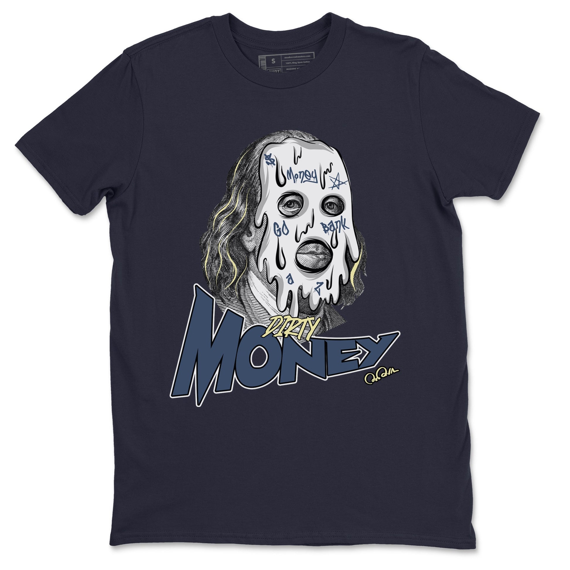Air Jordan 5 A Ma Maniere x Photon Dust shirt to match jordans Dirty Money sneaker tees Jordan 5 A Ma Maniere "Dawn" SNRT Sneaker Release Tees Unisex Navy 2 T-Shirt