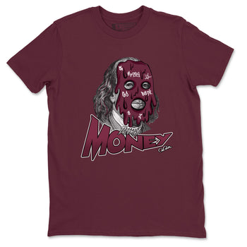 Air Jordan 5 Burgundy Sneaker Match Tees Dirty Money Sneaker Tees AJ5 Burgundy Sneaker Release Tees Unisex Shirts Maroon 2
