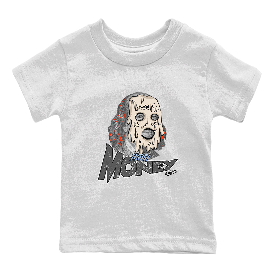 Air Jordan 5 Craft Sneaker Match Tees Dirty Money Sneaker Tees AJ5 SE Craft Sneaker Release Tees Kids Shirts White 2