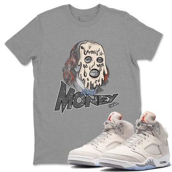 Air Jordan 5 Craft Dirty Money Crew Neck Sneaker Tees AJ5 SE Craft Sneaker T-Shirts Size Chart