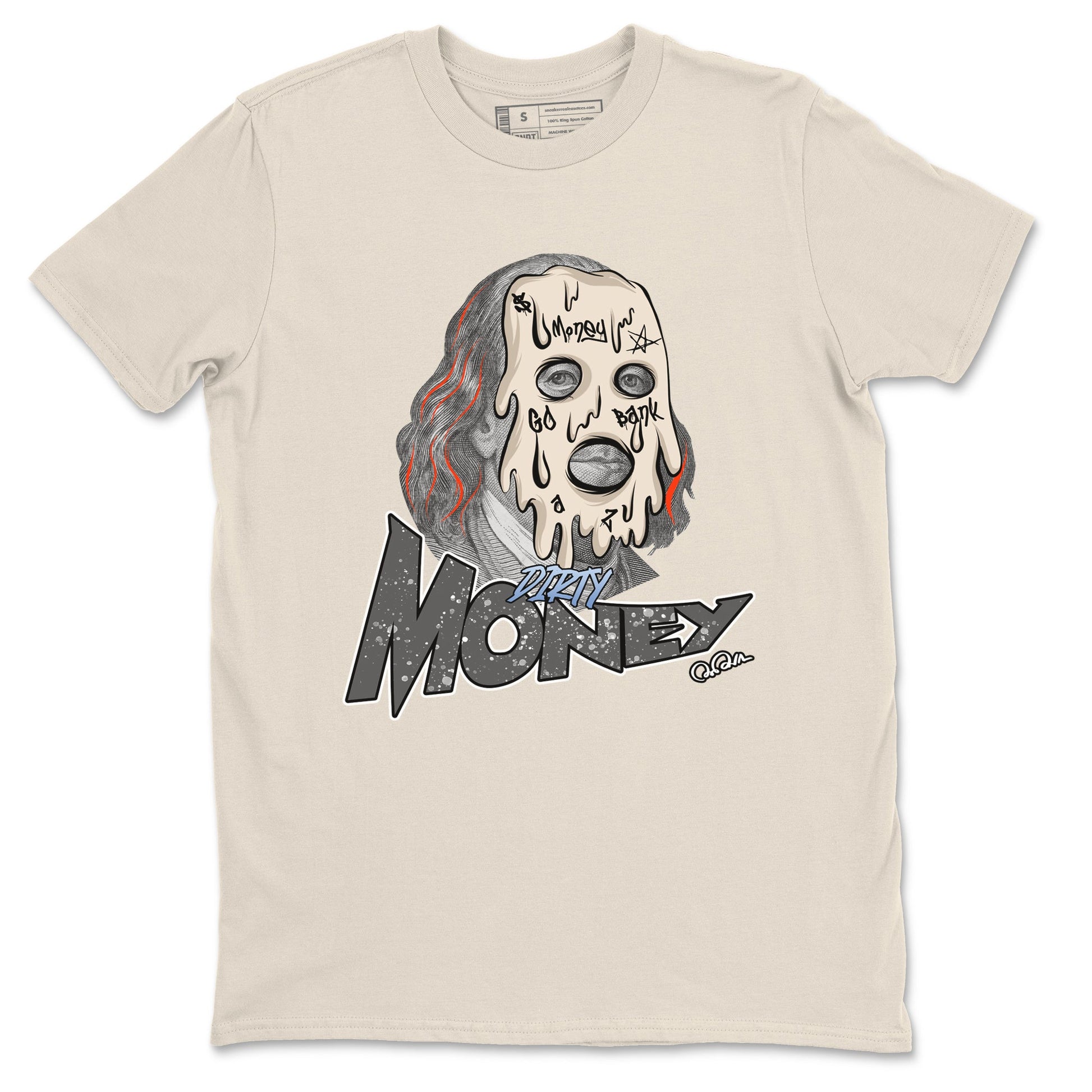 Air Jordan 5 Craft Sneaker Match Tees Dirty Money Sneaker Tees AJ5 SE Craft Sneaker Release Tees Unisex Shirts Natural 2