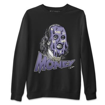 Air Jordan 5 Indigo Haze Sneaker Match Tees Dirty Money Sneaker Tees AJ5 Indigo Haze Sneaker Release Tees Unisex Shirts Black 2
