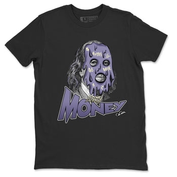 Air Jordan 5 Indigo Haze Sneaker Match Tees Dirty Money Sneaker Tees AJ5 Indigo Haze Sneaker Release Tees Unisex Shirts Black 2