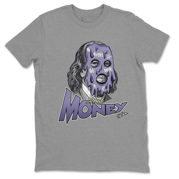 Air Jordan 5 Indigo Haze Sneaker Match Tees Dirty Money Sneaker Tees AJ5 Indigo Haze Sneaker Release Tees Unisex Shirts Heather Grey 2
