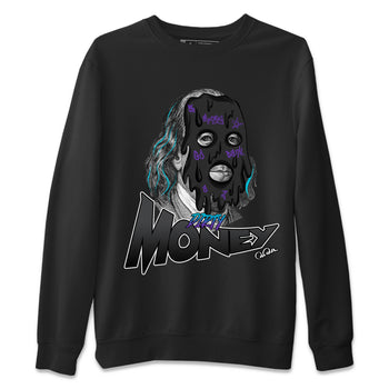 Air Jordan 6 Aqua Sneaker Match Tees Dirty Money Sneaker Tees AJ6 Aqua Sneaker Release Tees Unisex Shirts Black 2
