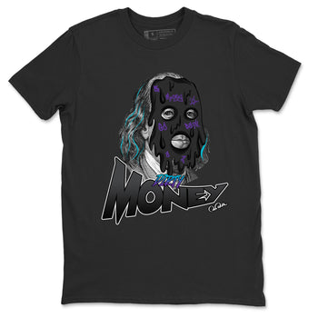 Air Jordan 6 Aqua Sneaker Match Tees Dirty Money Sneaker Tees AJ6 Aqua Sneaker Release Tees Unisex Shirts Black 2