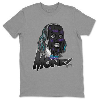Air Jordan 6 Aqua Sneaker Match Tees Dirty Money Sneaker Tees AJ6 Aqua Sneaker Release Tees Unisex Shirts Heather Grey 2