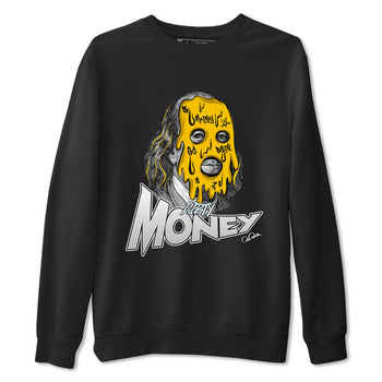 Air Jordan 6 Yellow Ochre shirt to match jordans Dirty Money sneaker tees AJ6 Yellow Ochre SNRT Sneaker Release Tees Unisex Black 2 T-Shirt
