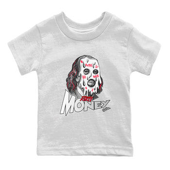 Air Jordan 7 Infrared Sneaker Match Tees Dirty Money Sneaker Tees AJ7 Infrared Sneaker Release Tees Kids Shirts White 2