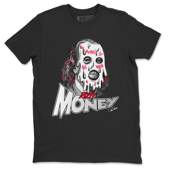 Air Jordan 7 Infrared Sneaker Match Tees Dirty Money Sneaker Tees AJ7 Infrared Sneaker Release Tees Unisex Shirts Black 2