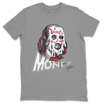 Air Jordan 7 Infrared Sneaker Match Tees Dirty Money Sneaker Tees AJ7 Infrared Sneaker Release Tees Unisex Shirts Heather Grey 2