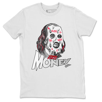 Air Jordan 7 Infrared Sneaker Match Tees Dirty Money Sneaker Tees AJ7 Infrared Sneaker Release Tees Unisex Shirts White 2