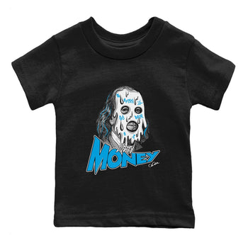 9s Powder Blue shirt to match jordans Dirty Money sneaker tees Air Jordan 9 Powder Blue SNRT sneaker release tees baby toddler Black 2 cotton Shirt
