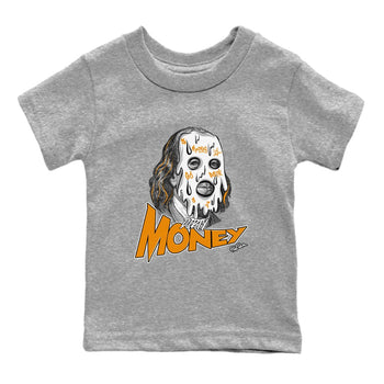 Dunk Dark Curry shirt to match jordans Dirty Money sneaker tees AJ1 Low Dark Curry SNRT sneaker release tees baby toddler Heather Grey 2 cotton Shirt