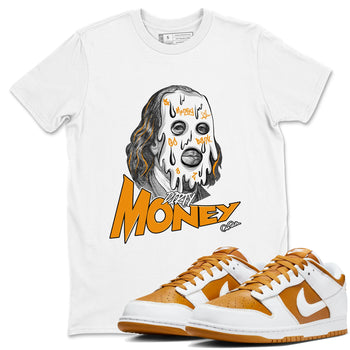 Dunk Dark Curry shirt to match jordans Dirty Money sneaker tees AJ1 Low Dark Curry SNRT Sneaker Release Tees unisex cotton White 1 crew neck shirt