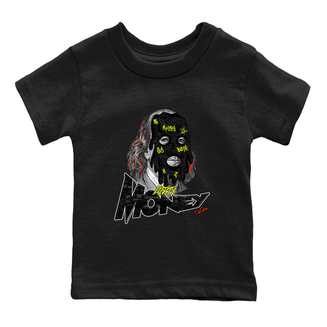 Dunk Mid Premium shirt to match jordans Dirty Money sneaker tees halloween horror nights Nike Dunk Halloween SNRT Sneaker Release Tees Baby Toddler Black 2 T-Shirt