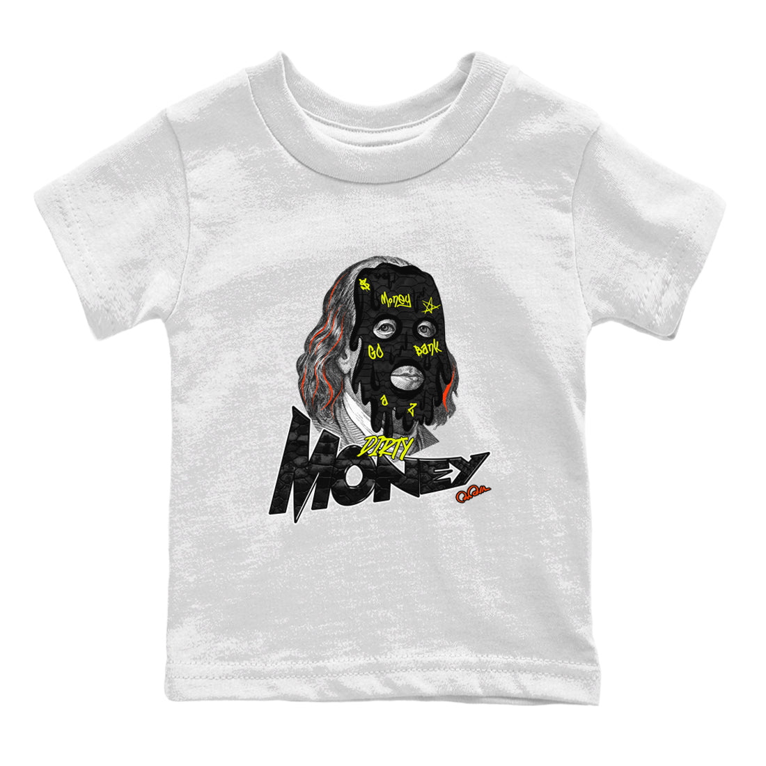 Dunk Mid Premium shirt to match jordans Dirty Money sneaker tees halloween horror nights Nike Dunk Halloween SNRT Sneaker Release Tees Baby Toddler White 2 T-Shirt