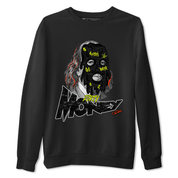 Dunk Mid Premium shirt to match jordans Dirty Money sneaker tees halloween horror nights Nike Dunk Halloween SNRT Sneaker Release Tees Unisex Black 2 T-Shirt