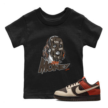 Dunk Red Panda shirt to match jordans Dirty Money sneaker tees Nike Dunk LowRed Panda SNRT Sneaker Release Tees Baby Toddler Black 1 T-Shirt