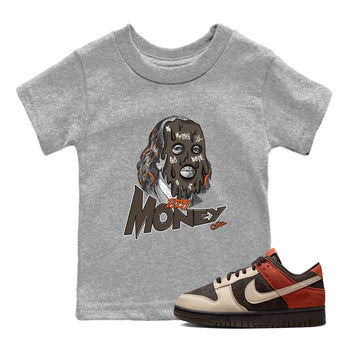 Dunk Red Panda shirt to match jordans Dirty Money sneaker tees Nike Dunk LowRed Panda SNRT Sneaker Release Tees Baby Toddler Heather Grey 1 T-Shirt