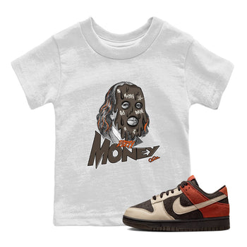 Dunk Red Panda shirt to match jordans Dirty Money sneaker tees Nike Dunk LowRed Panda SNRT Sneaker Release Tees Baby Toddler White 1 T-Shirt