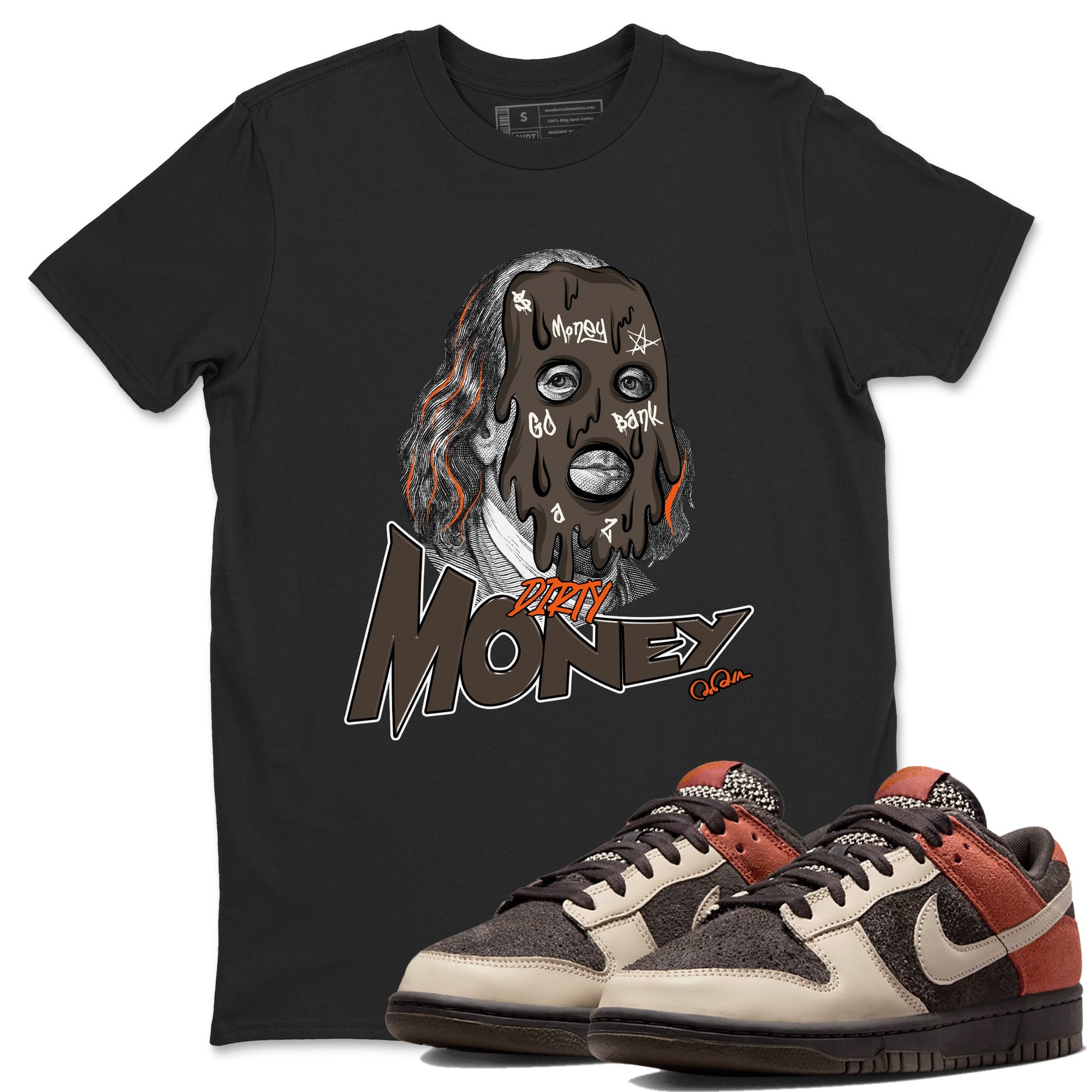 Dunk Red Panda shirt to match jordans Dirty Money sneaker tees Nike Dunk LowRed Panda SNRT Sneaker Release Tees Unisex Black 1 T-Shirt