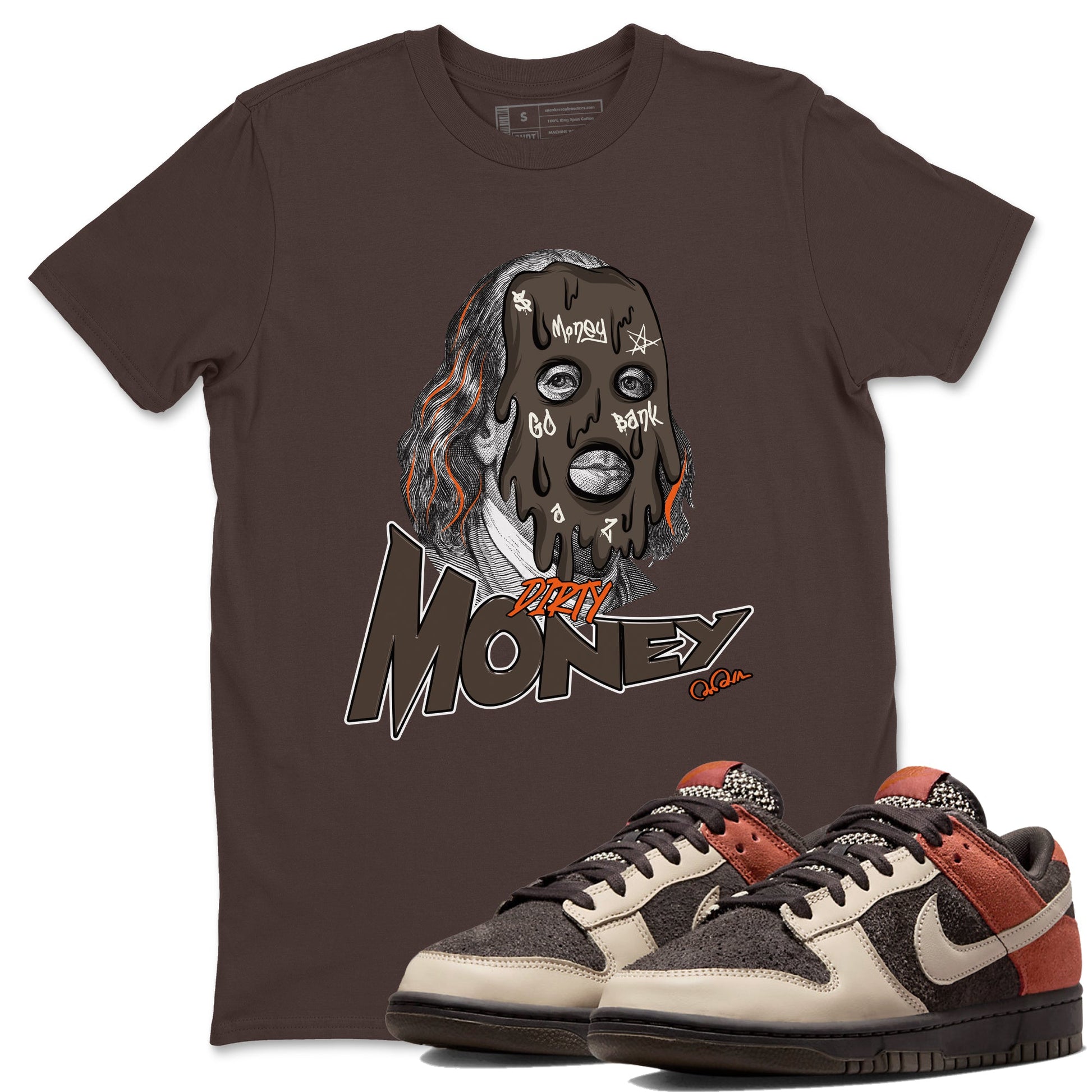 Dunk Red Panda shirt to match jordans Dirty Money sneaker tees Nike Dunk LowRed Panda SNRT Sneaker Release Tees Unisex Dark Chocolate 1 T-Shirt