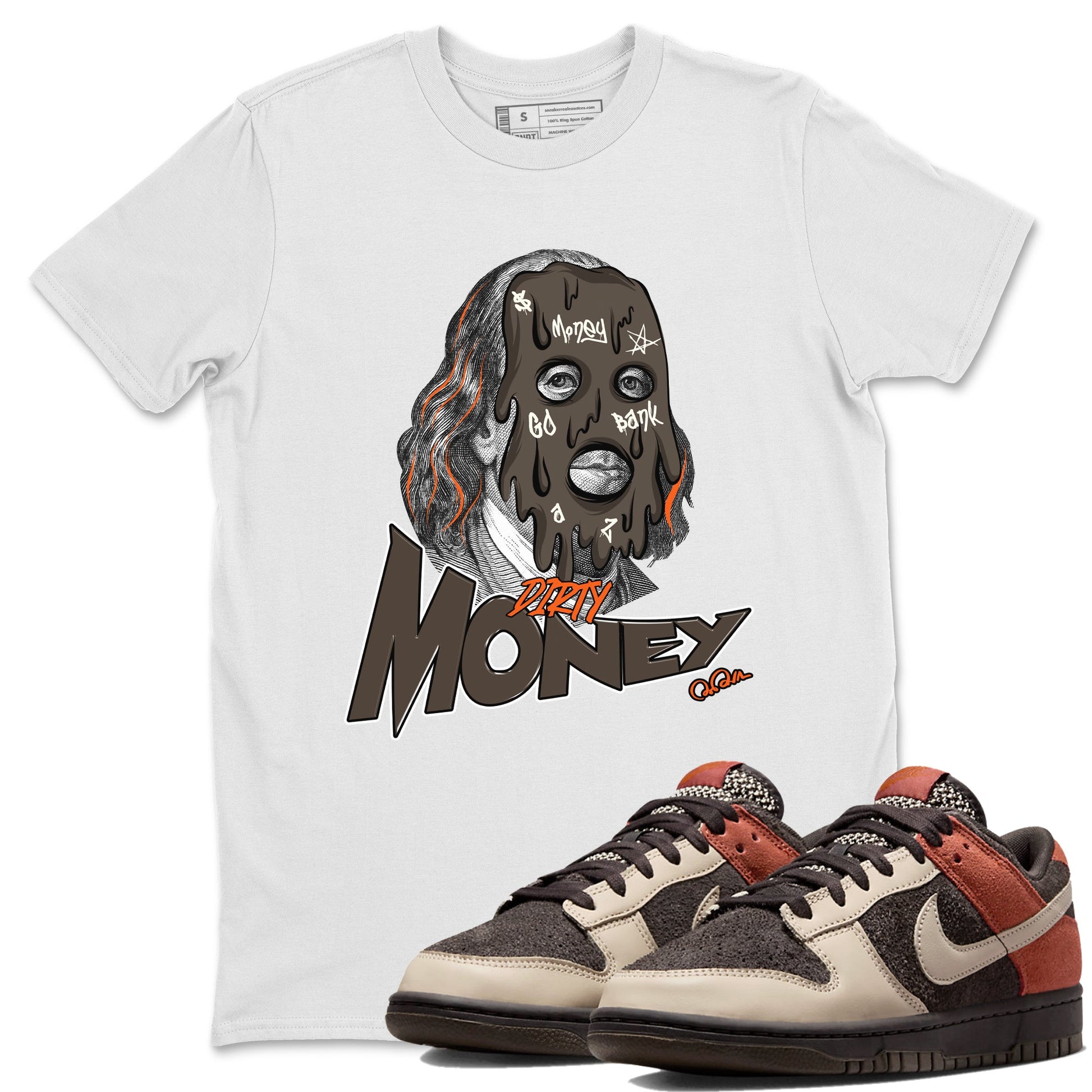Dunk Red Panda shirt to match jordans Dirty Money sneaker tees Nike Dunk LowRed Panda SNRT Sneaker Release Tees Unisex White 1 T-Shirt