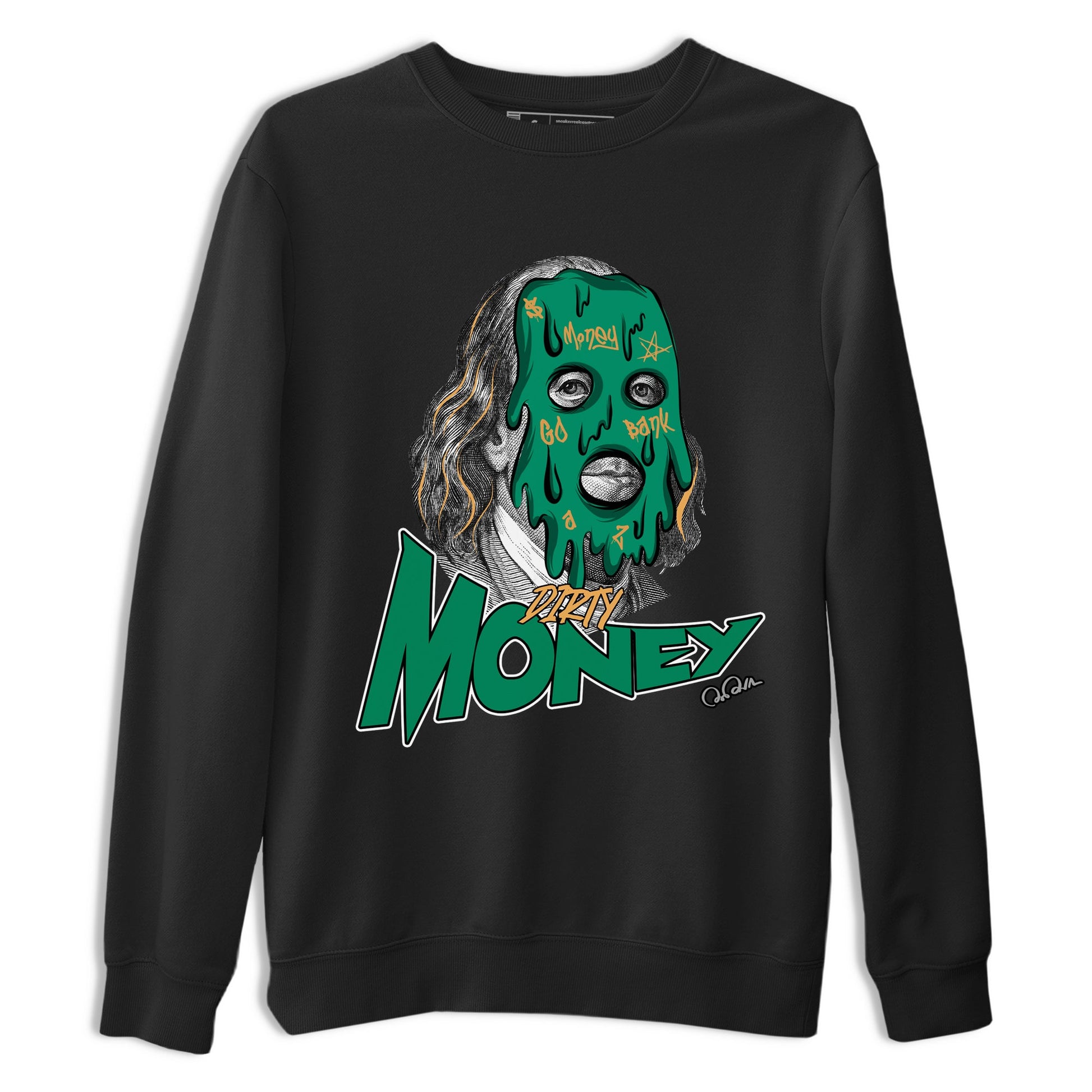 Samba Collegiate Green Gum shirt to match jordans Dirty Money sneaker tees Adidas Green Gum SNRT Sneaker Release Tees Unisex Black 2 T-Shirt