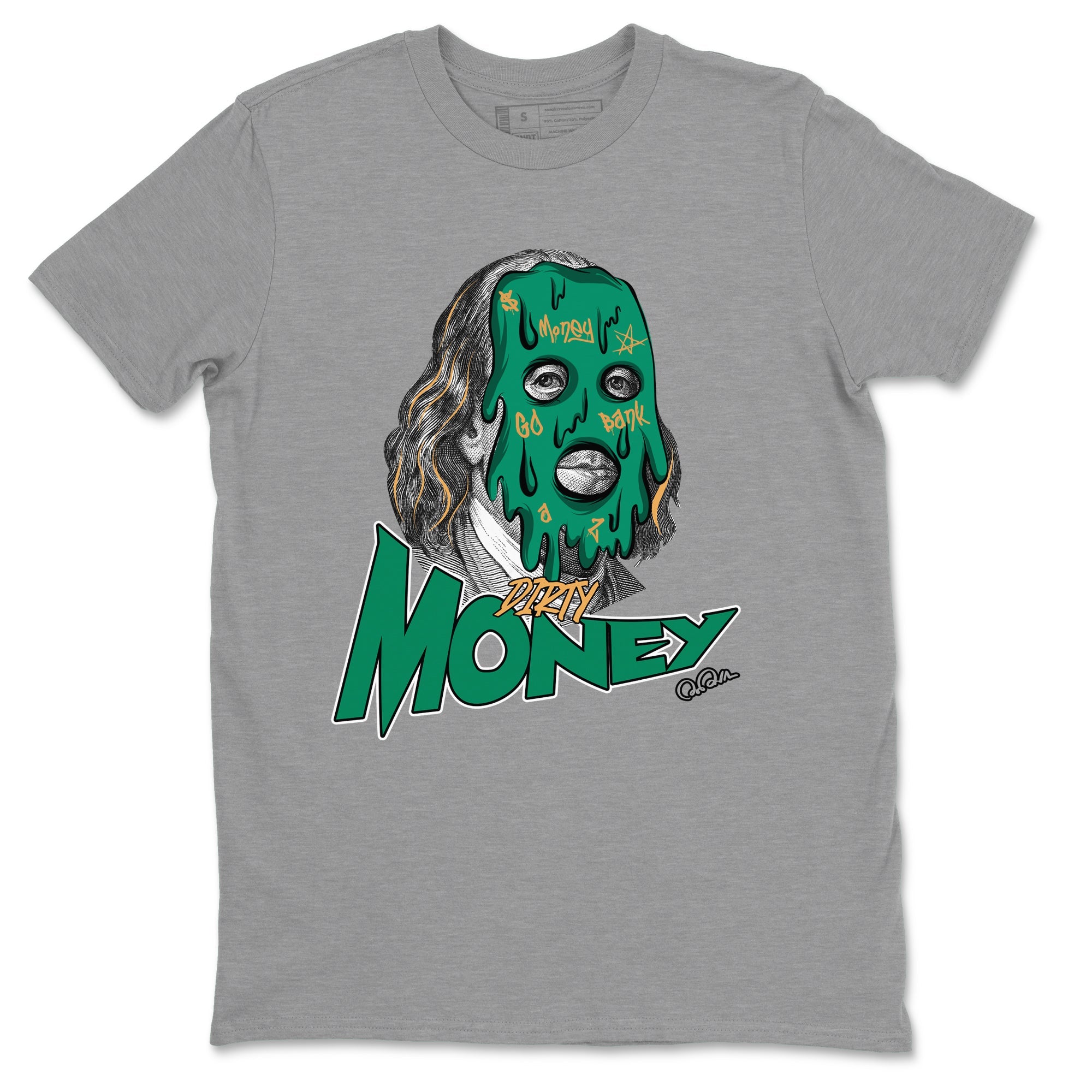 Samba Collegiate Green Gum shirt to match jordans Dirty Money sneaker tees Adidas Green Gum SNRT Sneaker Release Tees Unisex Heather Grey 2 T-Shirt