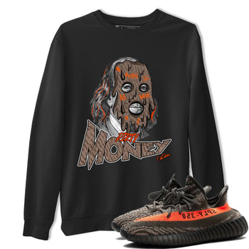 Yeezy 350 Carbon Beluga shirt to match jordans Dirty Money sneaker tees Adidas Yeezy Boost 350 Carbon Beluga SNRT Sneaker Release Tees Unisex Black 1 T-Shirt