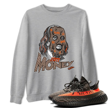 Yeezy 350 Carbon Beluga shirt to match jordans Dirty Money sneaker tees Adidas Yeezy Boost 350 Carbon Beluga SNRT Sneaker Release Tees Unisex Heather Grey 1 T-Shirt