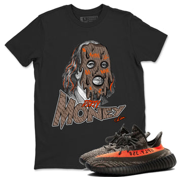 Yeezy 350 Carbon Beluga shirt to match jordans Dirty Money sneaker tees Adidas Yeezy Boost 350 Carbon Beluga SNRT Sneaker Release Tees Unisex Black 1 T-Shirt