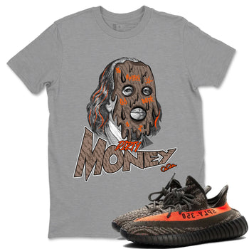 Yeezy 350 Carbon Beluga shirt to match jordans Dirty Money sneaker tees Adidas Yeezy Boost 350 Carbon Beluga SNRT Sneaker Release Tees Unisex Heather Grey 1 T-Shirt