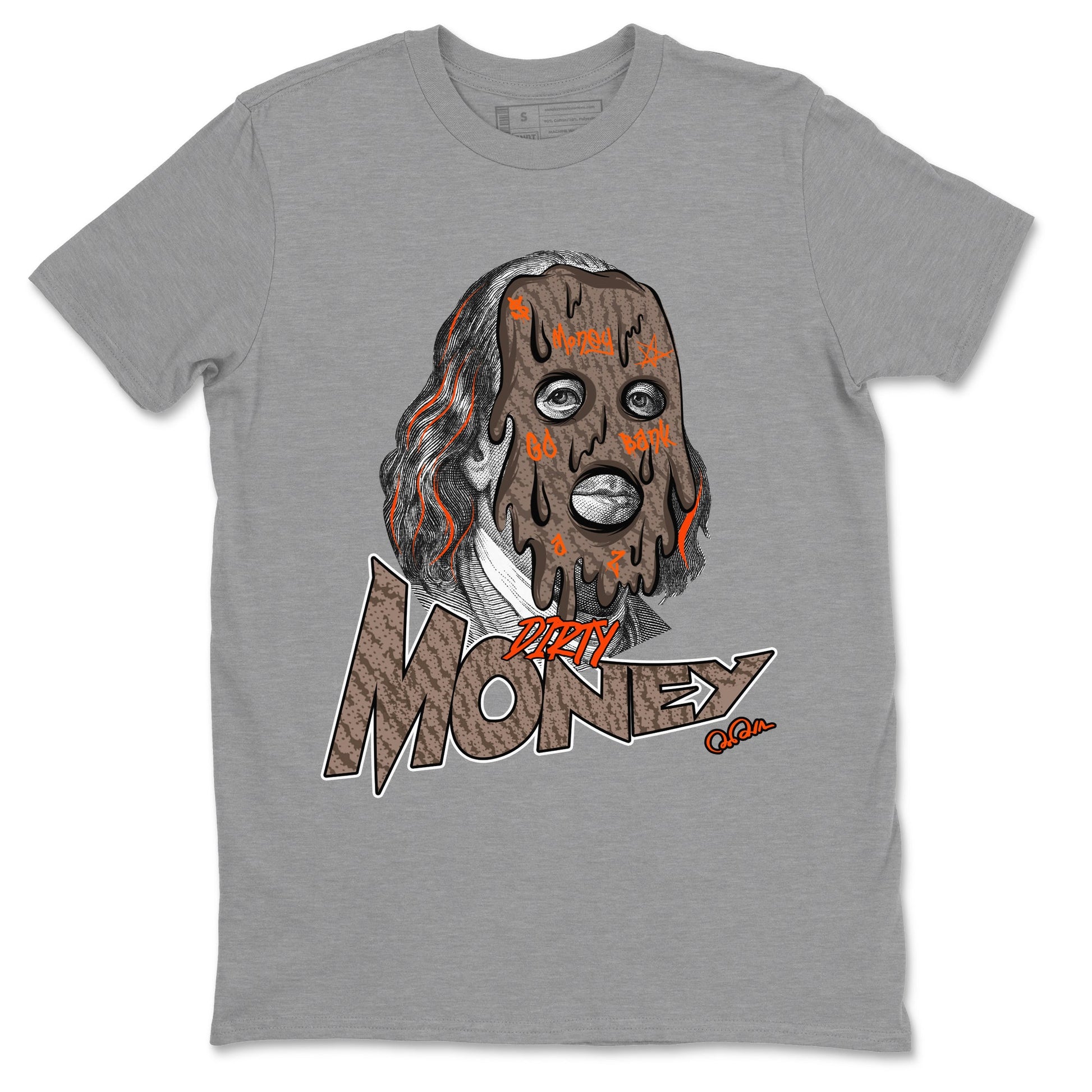 Yeezy 350 Carbon Beluga shirt to match jordans Dirty Money sneaker tees Adidas Yeezy Boost 350 Carbon Beluga SNRT Sneaker Release Tees Unisex Heather Grey 2 T-Shirt
