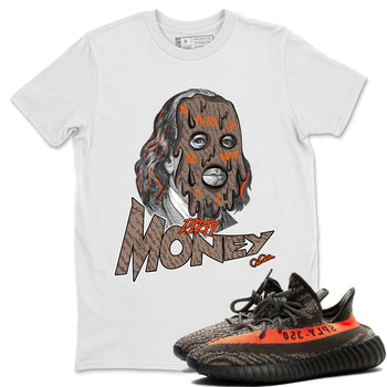 Yeezy 350 Carbon Beluga shirt to match jordans Dirty Money sneaker tees Adidas Yeezy Boost 350 Carbon Beluga SNRT Sneaker Release Tees Unisex White 1 T-Shirt