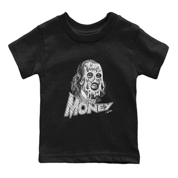 Yeezy 350 Static shirt to match jordans Dirty Money sneaker tees Adidas Yeezy 350 Static SNRT Sneaker Release Tees Baby Toddler Black 2 T-Shirt