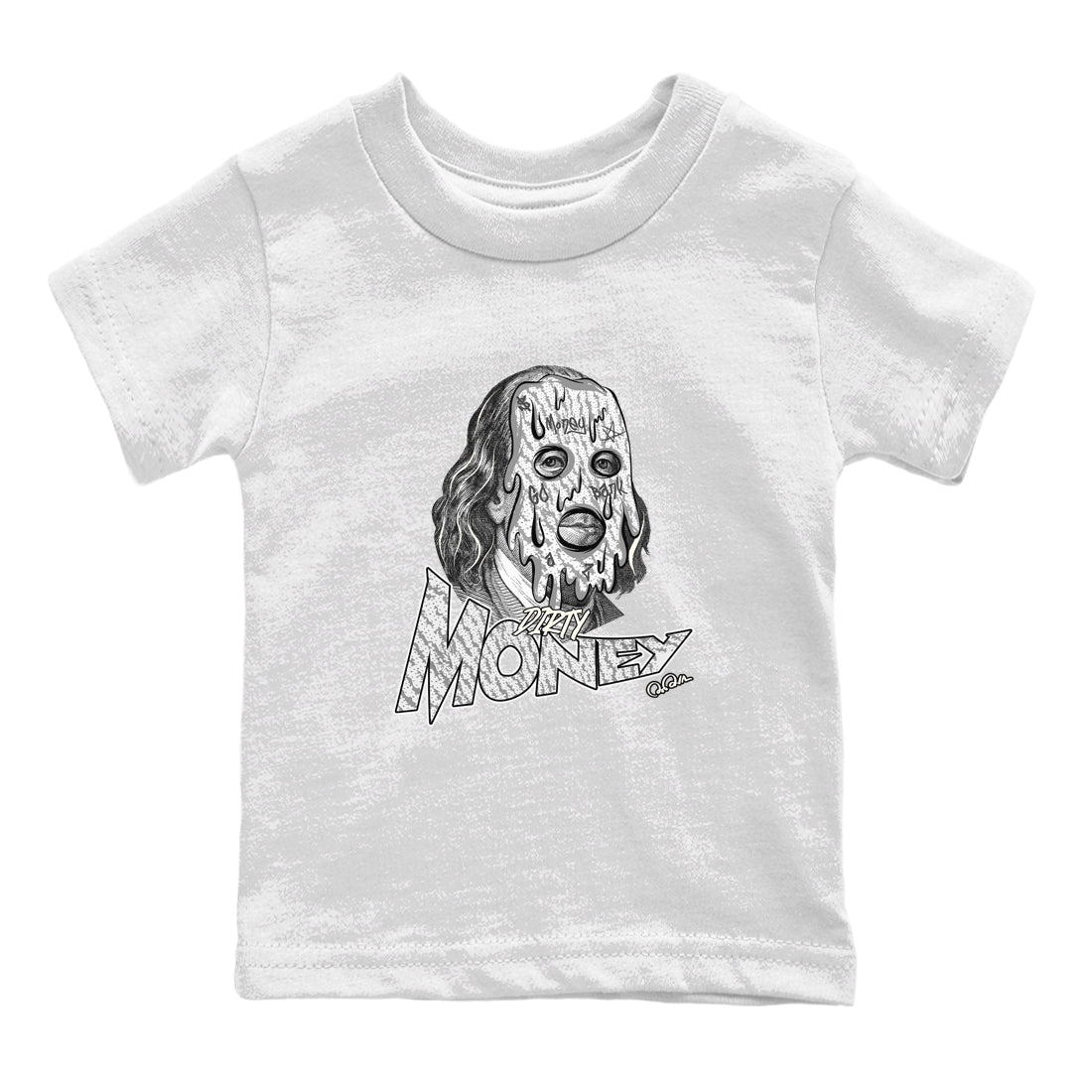 Yeezy 350 Static shirt to match jordans Dirty Money sneaker tees Adidas Yeezy 350 Static SNRT Sneaker Release Tees Baby Toddler White 2 T-Shirt