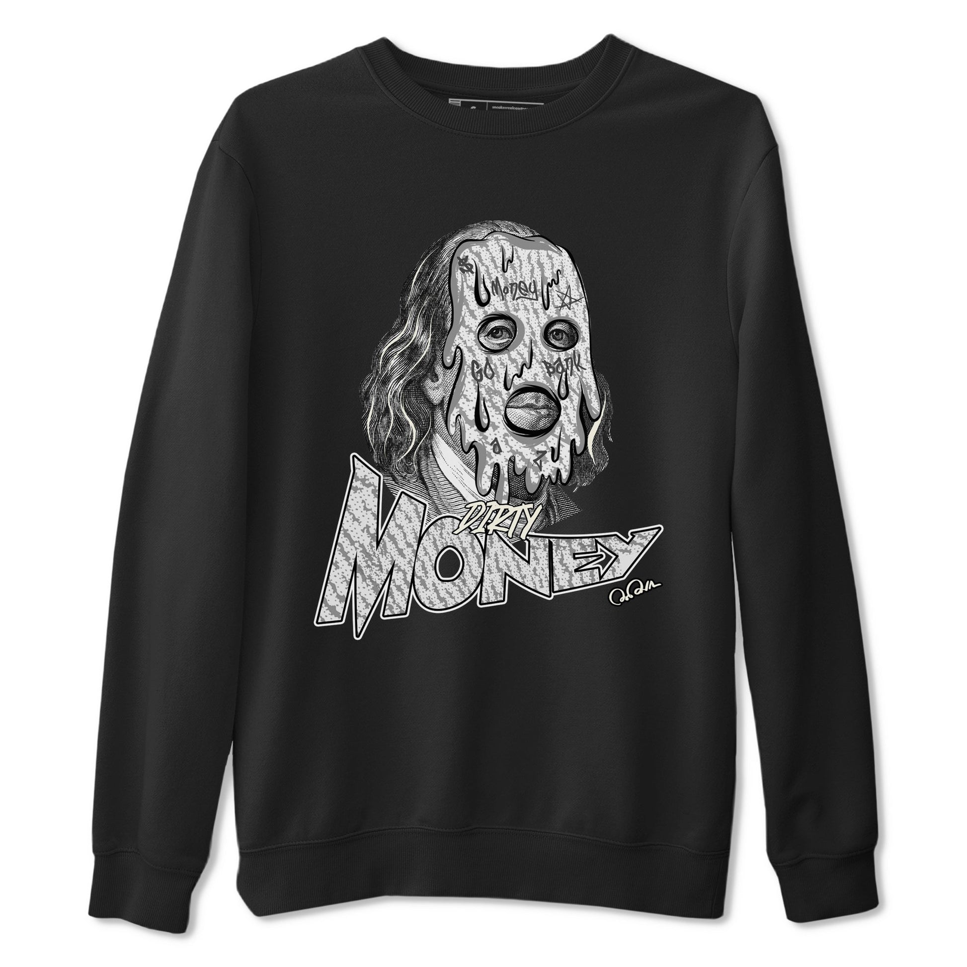 Yeezy 350 Static shirt to match jordans Dirty Money sneaker tees Adidas Yeezy 350 Static SNRT Sneaker Release Tees Unisex Black 2 T-Shirt